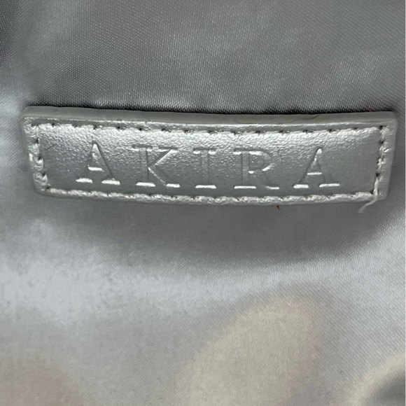 AKIRA Silver and Green Football Clutch - Picture 13 of 13